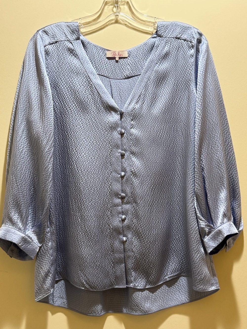 NWOT 100% Silk Parker blouse Size M